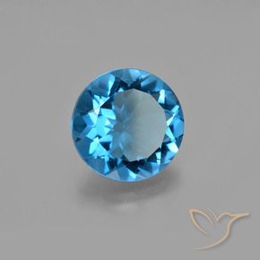 10.75 ct Blue Color-Change Fluorite Stone, Natural Color-Change Fluorite in Round Facet Shape for Sale