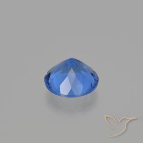 Color-Change Fluorite Gemstone in 15 mm (calibrated) Size for Sale, Color-Change Fluorite Stone in Dark Blue Color