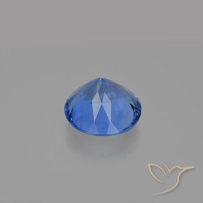 Color-Change Fluorite Gemstone in 15 mm (calibrated) Size for Sale, Color-Change Fluorite Stone in Navy Blue Color