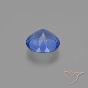 Color-Change Fluorite Gemstone in 14 mm (calibrated) Size for Sale, Color-Change Fluorite Stone in Intense Navy Blue Color