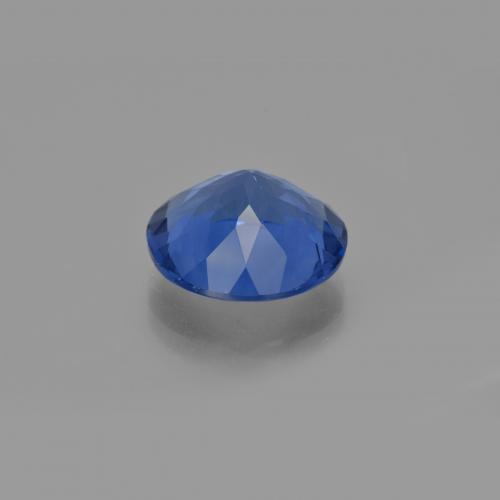 Color-Change Fluorite Gemstone in 15 mm (calibrated) Size for Sale, Color-Change Fluorite Stone in Deep Blue Color