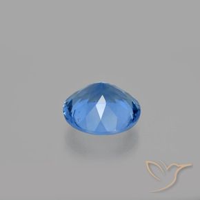 Color-Change Fluorite Gemstone in 15 mm (calibrated) Size for Sale, Color-Change Fluorite Stone in Egyptian Blue Color