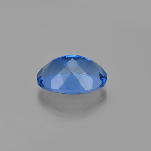 Color-Change Fluorite Gemstone in 20 x 15 mm (calibrated) Size for Sale, Color-Change Fluorite Stone in Bright Blue Color