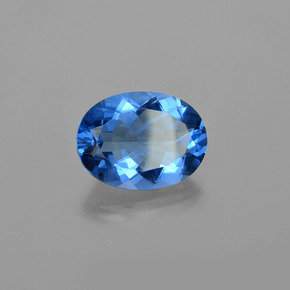 19.78 ct Blue Color-Change Fluorite Stone, Natural Color-Change Fluorite in Oval Facet Shape for Sale