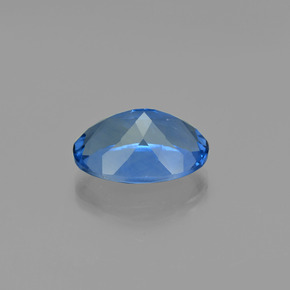 Color-Change Fluorite Gemstone in 20 x 15 mm (calibrated) Size for Sale, Color-Change Fluorite Stone in Dark Navy Blue Color