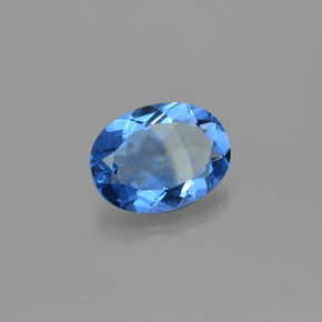 19.07 ct Blue Color-Change Fluorite Stone, Natural Color-Change Fluorite in Oval Facet Shape for Sale