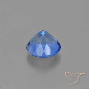 Color-Change Fluorite Gemstone in 14 mm (calibrated) Size for Sale, Color-Change Fluorite Stone in Bright Blue Color