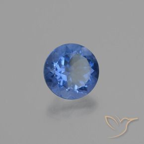 11.33 ct Blue Color-Change Fluorite Stone, Natural Color-Change Fluorite in Round Facet Shape for Sale