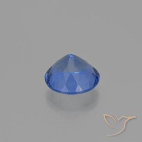 Color-Change Fluorite Gemstone in 14 mm (calibrated) Size for Sale, Color-Change Fluorite Stone in Dark Blue Color