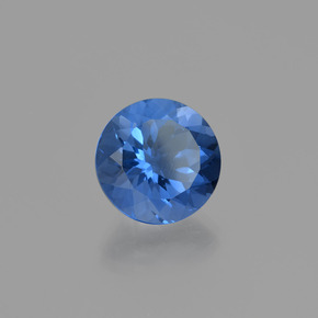 11.46 ct  Color-Change Fluorite Stone, Natural Color-Change Fluorite in Round Facet Shape for Sale