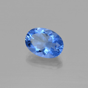 8.33 ct Blue Color-Change Fluorite Stone, Natural Color-Change Fluorite in Oval Facet Shape for Sale