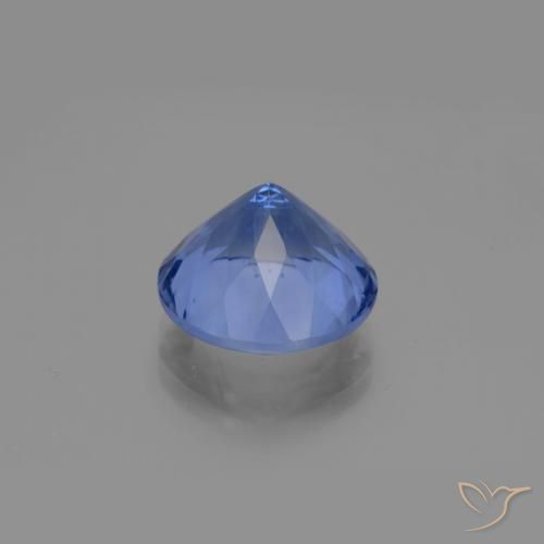 Color-Change Fluorite Gemstone in 14 mm (calibrated) Size for Sale, Color-Change Fluorite Stone in Navy Blue Color