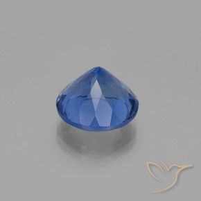 Color-Change Fluorite Gemstone in 14 mm (calibrated) Size for Sale, Color-Change Fluorite Stone in Deep Blue Color