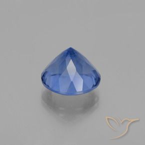Color-Change Fluorite Gemstone in 14 mm (calibrated) Size for Sale, Color-Change Fluorite Stone in Deep Blue Color