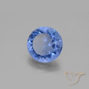 9.83 ct Blue Color-Change Fluorite Stone, Natural Color-Change Fluorite in Round Facet Shape for Sale