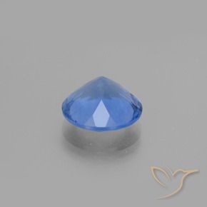 Color-Change Fluorite Gemstone in 14 mm (calibrated) Size for Sale, Color-Change Fluorite Stone in Deep Blue Color