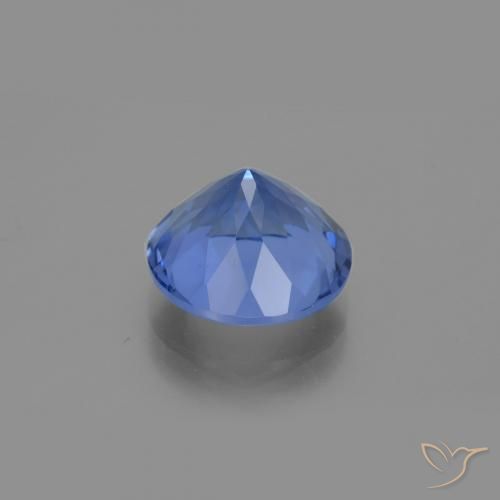 Color-Change Fluorite Gemstone in 15 mm (calibrated) Size for Sale, Color-Change Fluorite Stone in Bright Blue Color