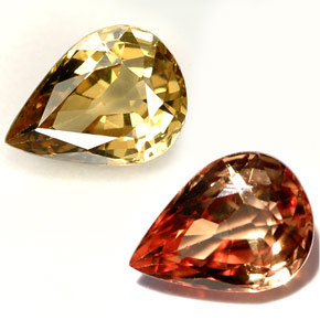 1.27 ct  Color-Change Garnet Gemstone, Color-Change Garnet Gem in Pear Facet Shape for Sale.