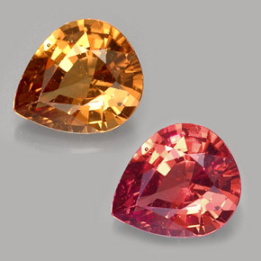 1.16 ct Multicolor Color-Change Garnet Gemstone, Color-Change Garnet Gem in Pear Facet Shape for Sale.