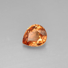 1.23 ct  Color-Change Garnet Stone, Natural Color-Change Garnet in Pear Facet Shape for Sale