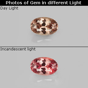 0.70 ct Color-Change Color-Change Garnet Gemstone, Color-Change Garnet Gem in Oval Facet Shape for Sale.