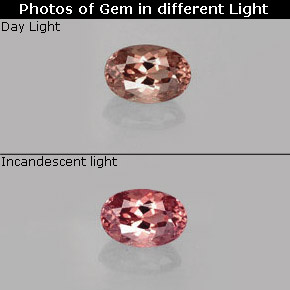 0.70 ct Multicolor Color-Change Garnet Gemstone, Color-Change Garnet Gem in Oval Facet Shape for Sale.