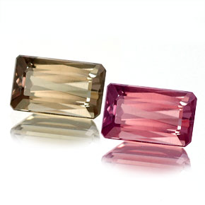 1.26 ct Multicolor Color-Change Garnet Gemstone, Color-Change Garnet Gem in Octagon / Scissor Cut Shape for Sale.