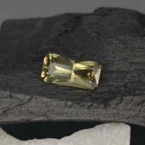 0.74 ct Yellow Color-Change Garnet Stone, Natural Color-Change Garnet in Octagon / Scissor Cut Shape for Sale