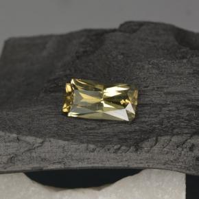 0.76 ct Yellow Color-Change Garnet Stone, Natural Color-Change Garnet in Octagon / Scissor Cut Shape for Sale
