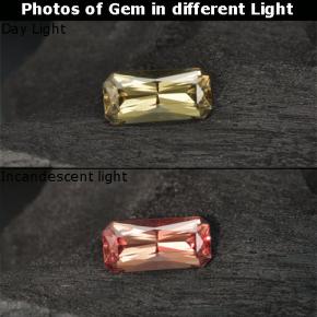 Warm Yellow Color-Change Garnet Gem - 0.7ct Octagon / Scissor Cut (ID: 238098)