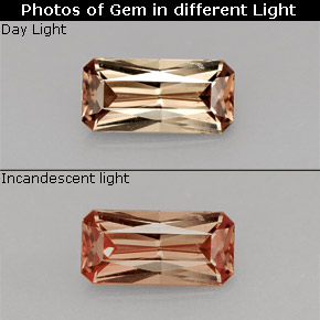 1.21 ct Multicolor Color-Change Garnet Gemstone, Color-Change Garnet Gem in Octagon / Scissor Cut Shape for Sale.