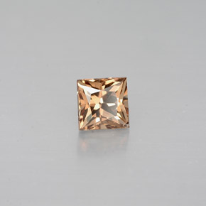 0.63 ct Multicolor Color-Change Garnet Stone, Natural Color-Change Garnet in Princess-Cut Shape for Sale