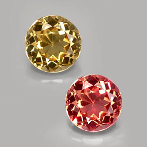 0.73 ct Multicolor Color-Change Garnet Gemstone, Color-Change Garnet Gem in Round Facet Shape for Sale.