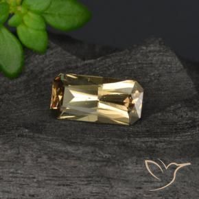 0.63 ct Golden Color-Change Garnet Stone, Natural Color-Change Garnet in Octagon / Scissor Cut Shape for Sale
