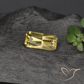 0.69 ct Yellow Color-Change Garnet Stone, Natural Color-Change Garnet in Octagon / Scissor Cut Shape for Sale