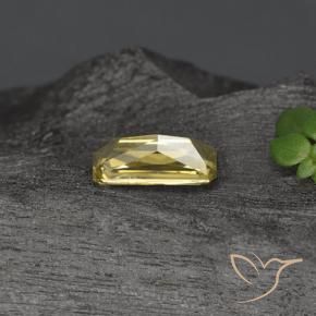 Color-Change Garnet Gemstone in 7 x 3.5 mm Size for Sale, Color-Change Garnet Stone in Golden Yellow Color
