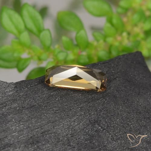Color-Change Garnet Gemstone in 7 x 3.5 mm Size for Sale, Color-Change Garnet Stone in Golden-Brown Color