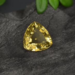 0.64 ct Golden Color-Change Garnet Stone, Natural Color-Change Garnet in Trillion Facet Shape for Sale