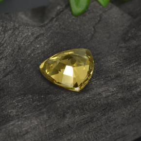Color-Change Garnet Gemstone in 5.5 x 5.4 mm Size for Sale, Color-Change Garnet Stone in Deep Gold Color