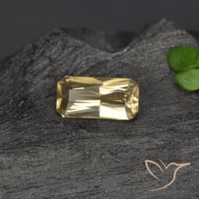 0.61 ct Yellow Color-Change Garnet Stone, Natural Color-Change Garnet in Octagon / Scissor Cut Shape for Sale