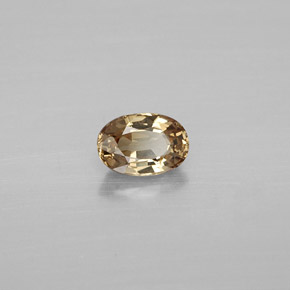 0.69 ct Golden Color-Change Garnet Stone, Natural Color-Change Garnet in Oval Facet Shape for Sale