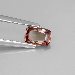 0.76 ct Brown Color-Change Garnet Stone, Natural Color-Change Garnet in Cushion-Cut Shape for Sale