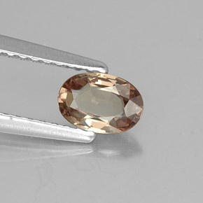 0.57 ct Multicolor Color-Change Garnet Stone, Natural Color-Change Garnet in Oval Facet Shape for Sale