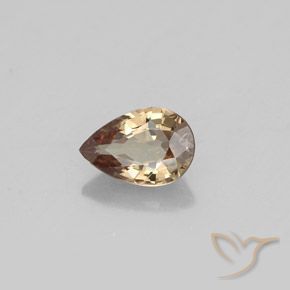 0.55 ct Brown Color-Change Garnet Stone, Natural Color-Change Garnet in Pear Facet Shape for Sale