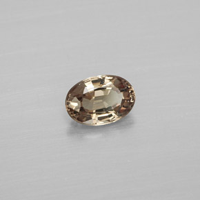 0.62 ct Brown Color-Change Garnet Stone, Natural Color-Change Garnet in Oval Facet Shape for Sale