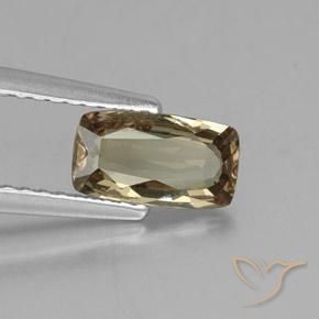 0.87 ct Yellow Color-Change Garnet Stone, Natural Color-Change Garnet in Cushion-Cut Shape for Sale