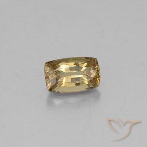 0.97 ct Golden Color-Change Garnet Stone, Natural Color-Change Garnet in Cushion-Cut Shape for Sale