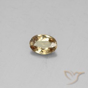 0.50 ct Golden Color-Change Garnet Stone, Natural Color-Change Garnet in Oval Facet Shape for Sale