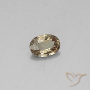 0.52 ct Golden Color-Change Garnet Stone, Natural Color-Change Garnet in Oval Facet Shape for Sale