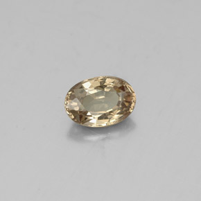 0.62 ct Yellow Color-Change Garnet Stone, Natural Color-Change Garnet in Oval Facet Shape for Sale